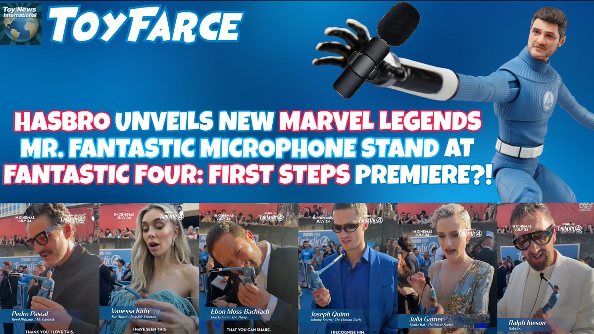 BREAKING NEWS:
HASBRO UNVEILS NEW MARVEL LEGENDS MISTER FANTASTIC MICROPHONE STAND AT FANTASTIC FOUR: FIRST STEPS PREMIERE?!
toynewsi.com/484-58792

#toyfarce #marvellegends #fantasticfour #fantasticfourfirstateps #misterfantastic #pedropascal #microphone #microphonestand