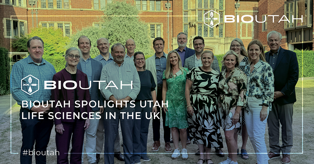 BioUtah's tweet image. @BioUtah President & CEO Kelvyn Cullimore joined a Utah delegation to Cambridge, U.K., led by @UVU, where leaders engaged with Cambridge’s life sciences community on healthcare innovation & the future of work in an AI-driven world.
#BioUtah #LifeSciences #AI