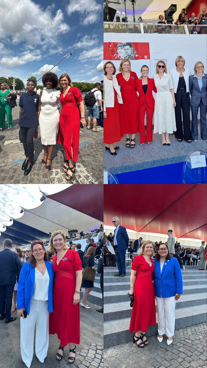 « Femme, réveille-toi ! 
Quelles que soient les barrières, il est en ton pouvoir de les franchir ». 
La République au féminin et en bleu blanc rouge 🇫🇷 pour un fantastique 14 juillet ! 
Bonne fête nationale à tous !