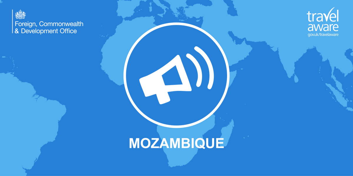 Read our latest travel advice for #Mozambique with information added on the risk from mpox: ow.ly/3tG650Wp9JH