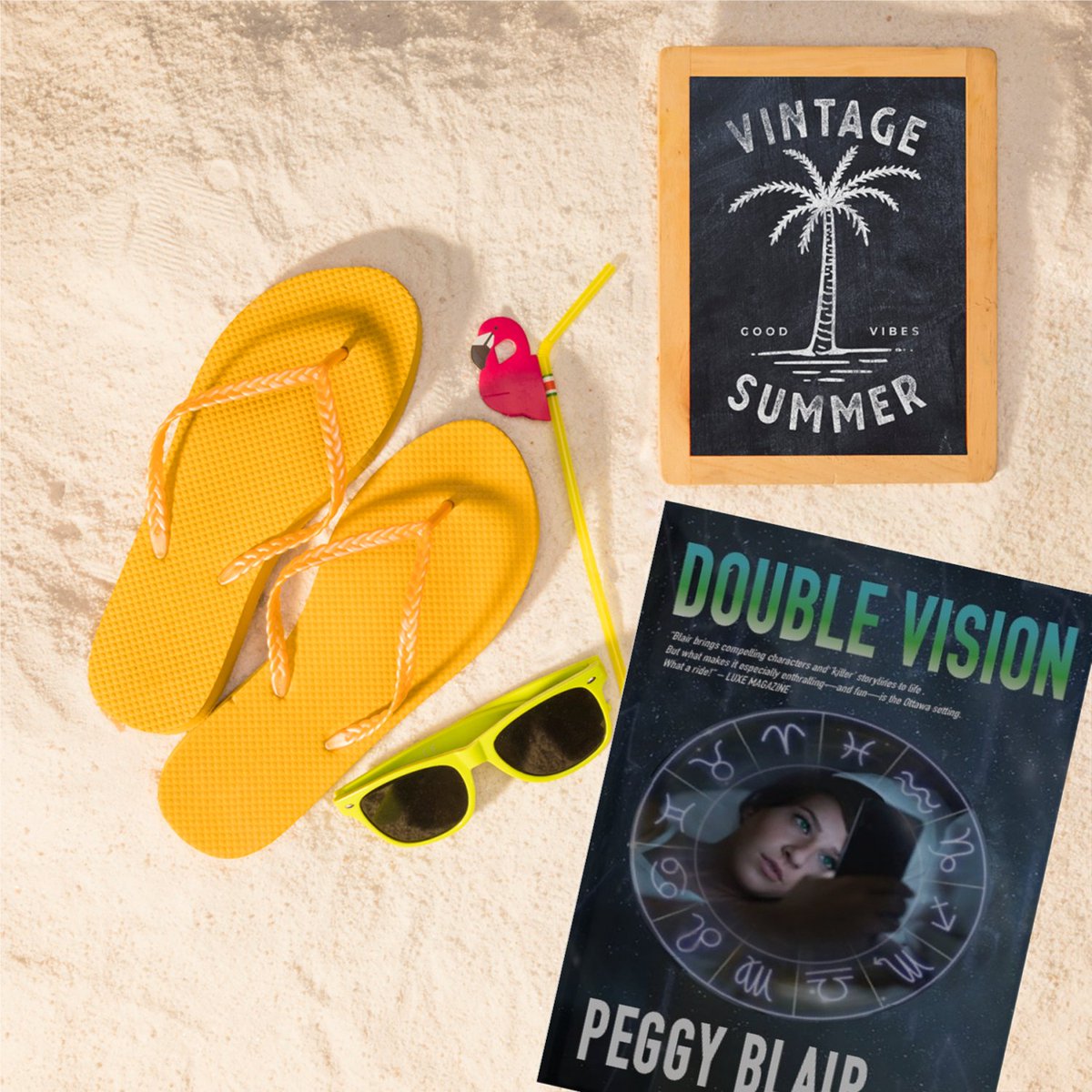 What goes with a great beach read? Sandals!!!! C'mon by Mansfield's Shoes in Manotick Mews on Wed  July 16 between 11 and 4 p.m. and shop for both! #ReBoundPress #PeggyBlair #ShopLocal #Mysteries #Thrillers #Ottawa