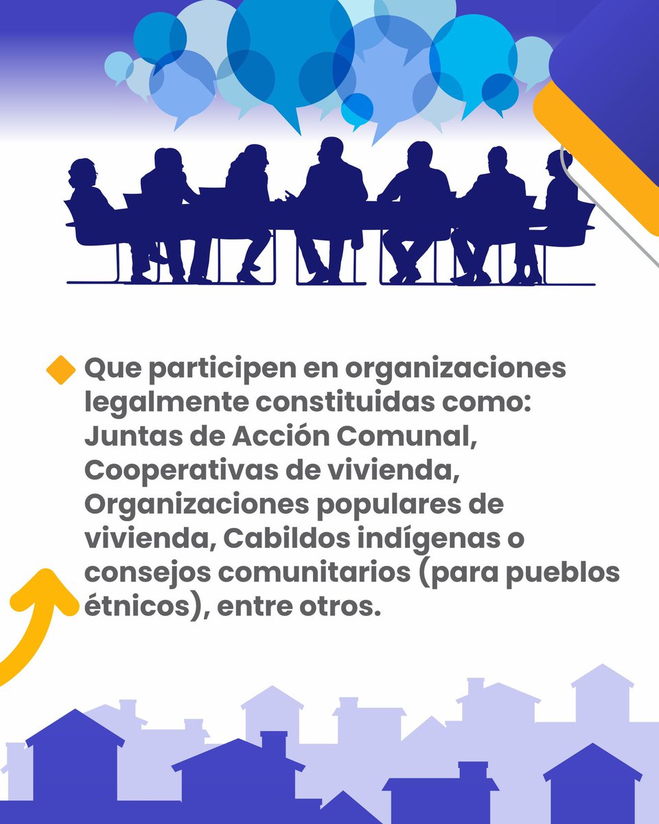 Construye tu futuro con el subsidio de Vivienda de Interés Social. 🏡

Desliza este hilo para conocer todo sobre el Decreto 0585 de 2025 y cómo las comunidades pueden acceder al subsidio Familiar de Vivienda a través de la autogestión comunitaria.

¡No te dejes engañar!

🧵⤵️