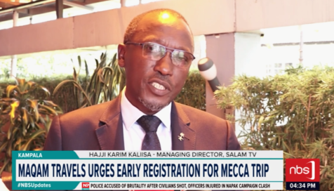 With six months to the next Hajj, Maqam Travels, in partnership with <a href="/SalamTvUG/">Salam TV Uganda</a>, has launched the “Hajj on Time” campaign. 

<a href="/ireneNalumu1/">Nalumu Irene</a>

#NBSAt430 #NBSUpdates