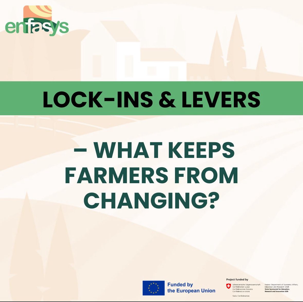 Why aren’t more farmers switching to sustainable practices? 

💡 Economic dependencies 
💡 Regulatory burdens 
💡 Cultural norms 
💡 Technological gaps 
💡 Weak market demand 
also identified—strategies to unlock transitions through better advice, cooperation, and policy design.