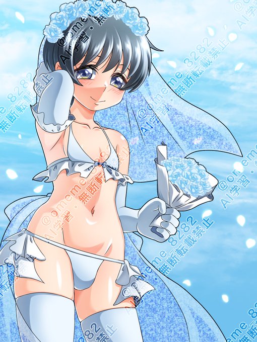 小さくて可愛い花嫁さん🩵

シーズン過ぎましたが、推しの晴れ姿は見たかったので描いたよ 