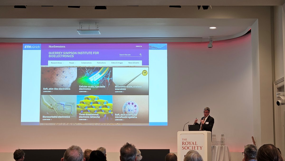 ProfJohnARogers's tweet image. That was quite an experience! – amazing events spread over three days at the @royalsociety in London, concluding with induction as a fellow. Day one involved short presentations by each inductee to the entire group – spanning diverse topics in medicine, science and engineering.…