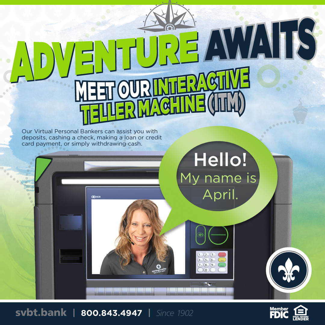 #SpringsValleyCrew ⚓
Meet April Klem –
Springs Valley’s Virtual Personal Banker.
 
#FunFact: April loves to vacation at any beach!

➡️Learn more about April: svbt.bank/About-SVBT/Spr…