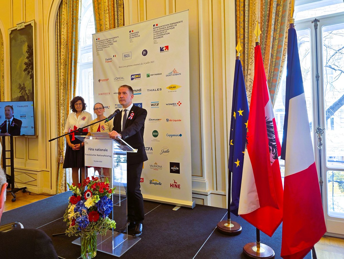 Diplomacy and Commerce Austria (@thedcaustria) on Twitter photo Fête nationale – französischer Nationalfeiertag 🇫🇷
🔗➡️diplomacyandcommerce.at/fete-nationale…
<a href="/France_Autriche/">Frz. Botschaft Österreich</a> Fête nationale – französischer Nationalfeiertag 🇫🇷
🔗➡️diplomacyandcommerce.at/fete-nationale…
<a href="/France_Autriche/">Frz. Botschaft Österreich</a>