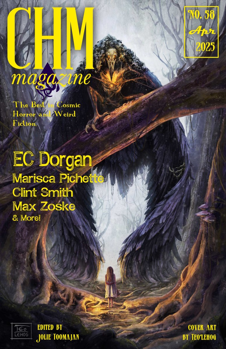 CosmicHorrorMo's tweet image. It's Monday. Time to read some short fiction, right?
"Naked They Cling" by Marisca Pichette is available for free right here: bit.ly/4lQ5Scv