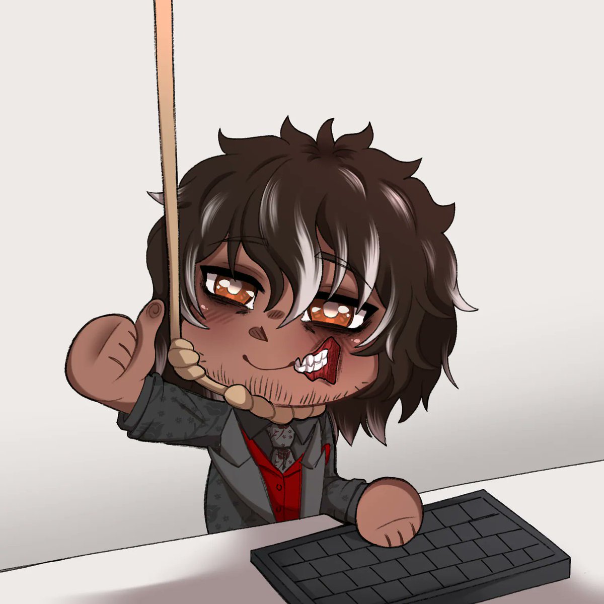 The sun is peeking through my blinds man, am I cooked orrrr...

Art by : <a href="/cherrydonutxo/">cherry ᶻ 𝗓 𐰁💜 CEO of selenescythe 💙</a>