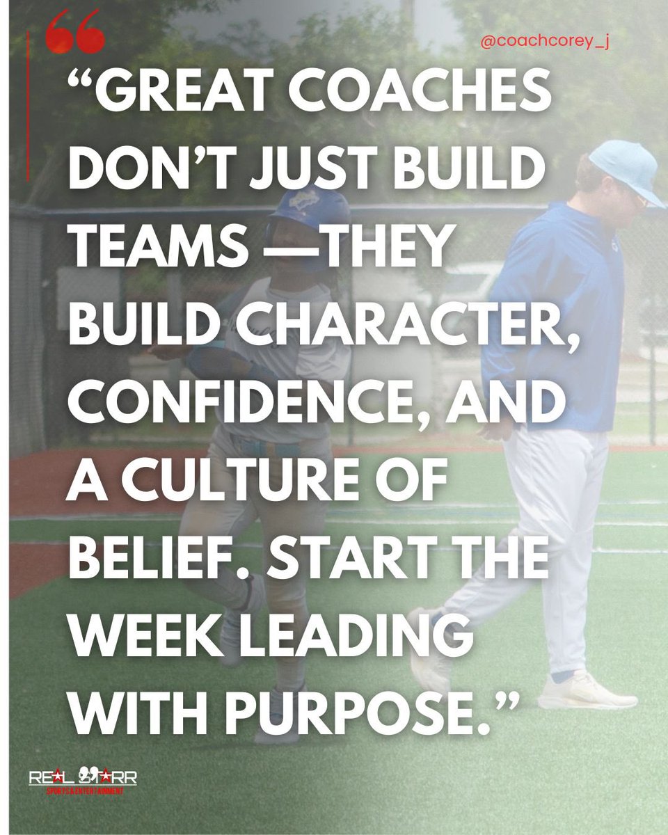 CoreySharrod's tweet image. #MondayMotivation Coaches