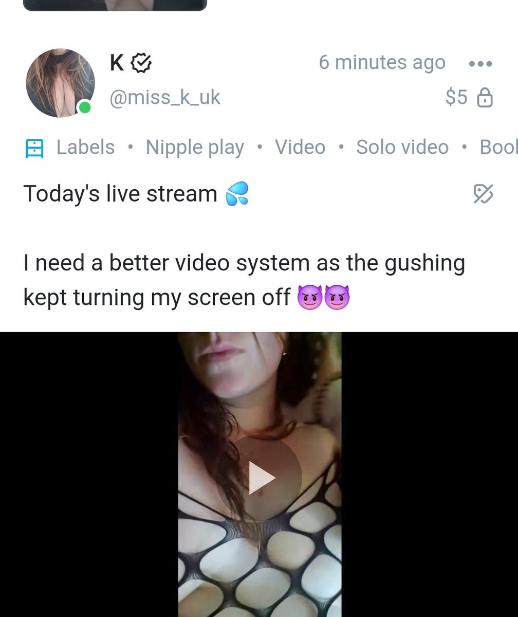 I repost my lives for a small donation after 😈😈