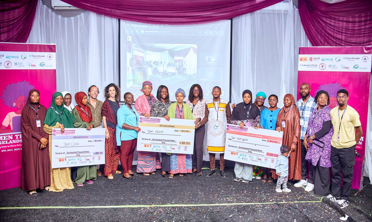 AneetahOkoye's tweet photo. We won!!! #TeamHEDA
The Women Transform Rangeland Hackathon organized by Omeva Consulting was a success🏆
The hackathon challenged us to leverage the Namibia Rangeland Dataset to develop data-driven solutions for enhancing Namibia's rangeland and livestock sector. https://t.co/3twqysnAzo