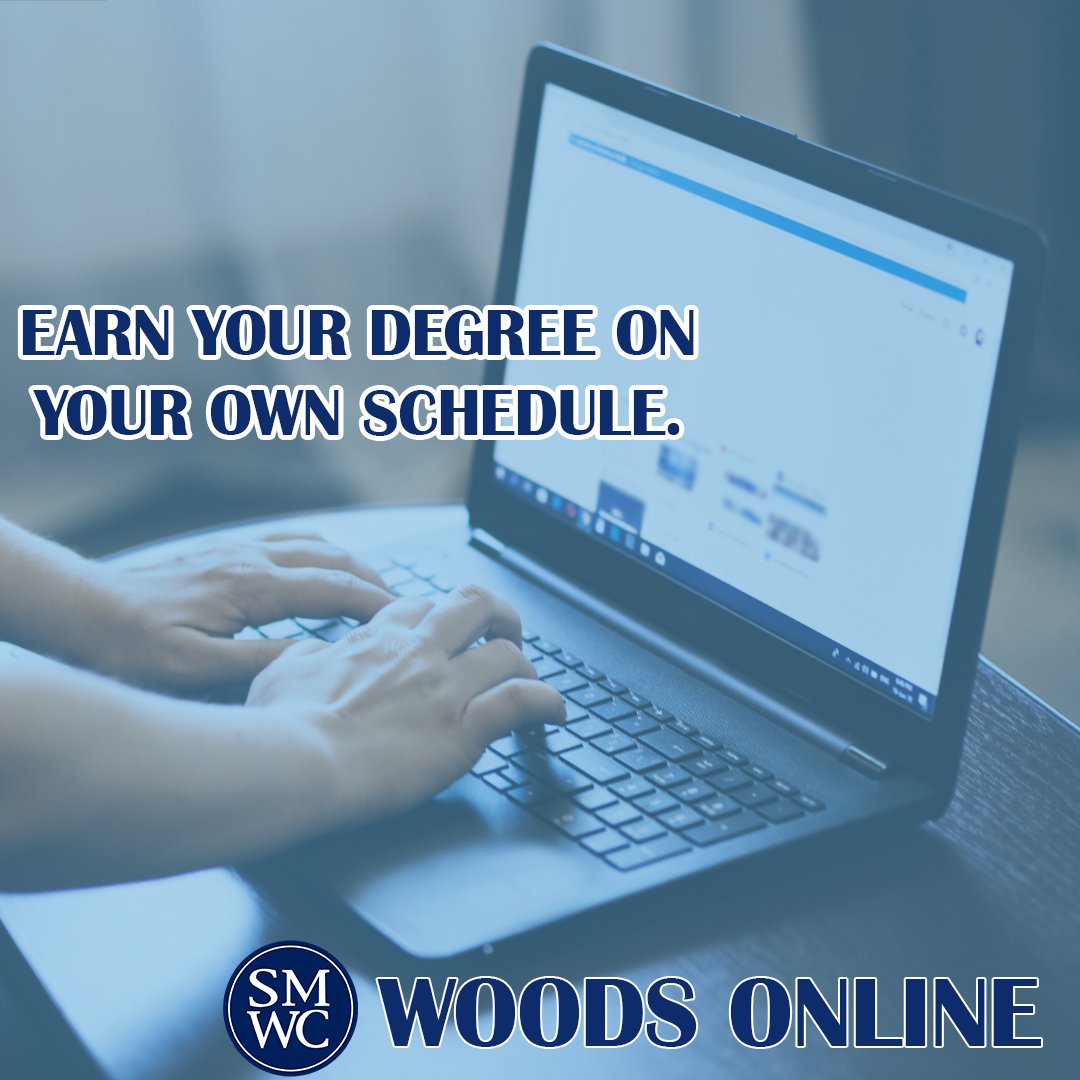 Are you looking to earn you college degree but need an online setting? Woods Online might be the right fit for you! Learn more about earning a degree online to fit your schedule: smwc.edu/all-degrees/?d…