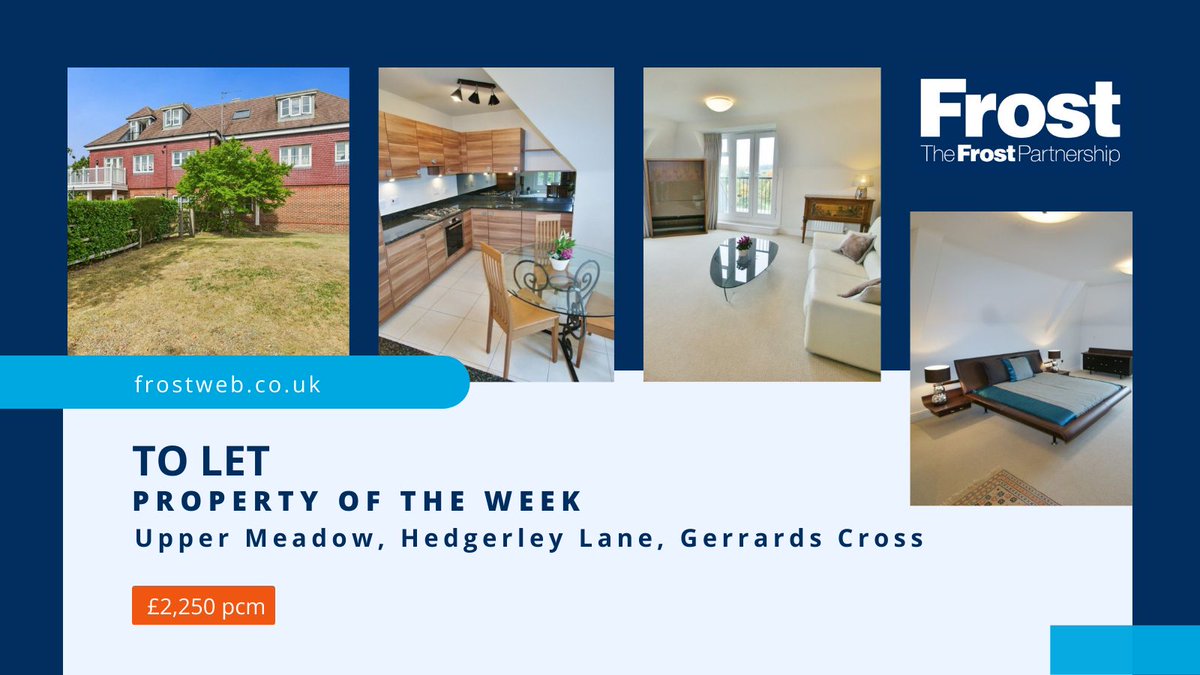 A second floor #luxuryapartment with a lift in the block which is close to the centre of #GerrardsCross which offers a range of shopping facilities, restaurants &amp; main line station to London. Learn more: buff.ly/1hMPWB5 

#propertytolet #propertyoftheweek #rentalproperty