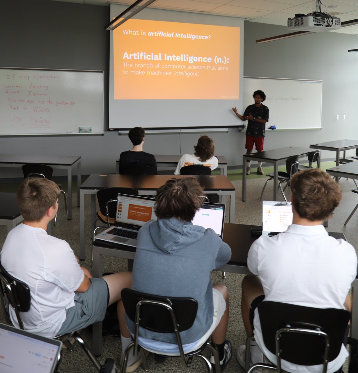 The Wegman Family STEM Center has come alive as students explore the future of artificial intelligence. Developed by instructors from Stanford, MIT, and Harvard, the Inspirit AI program is giving students a deeper understanding of the vast and rapidly growing world of AI.