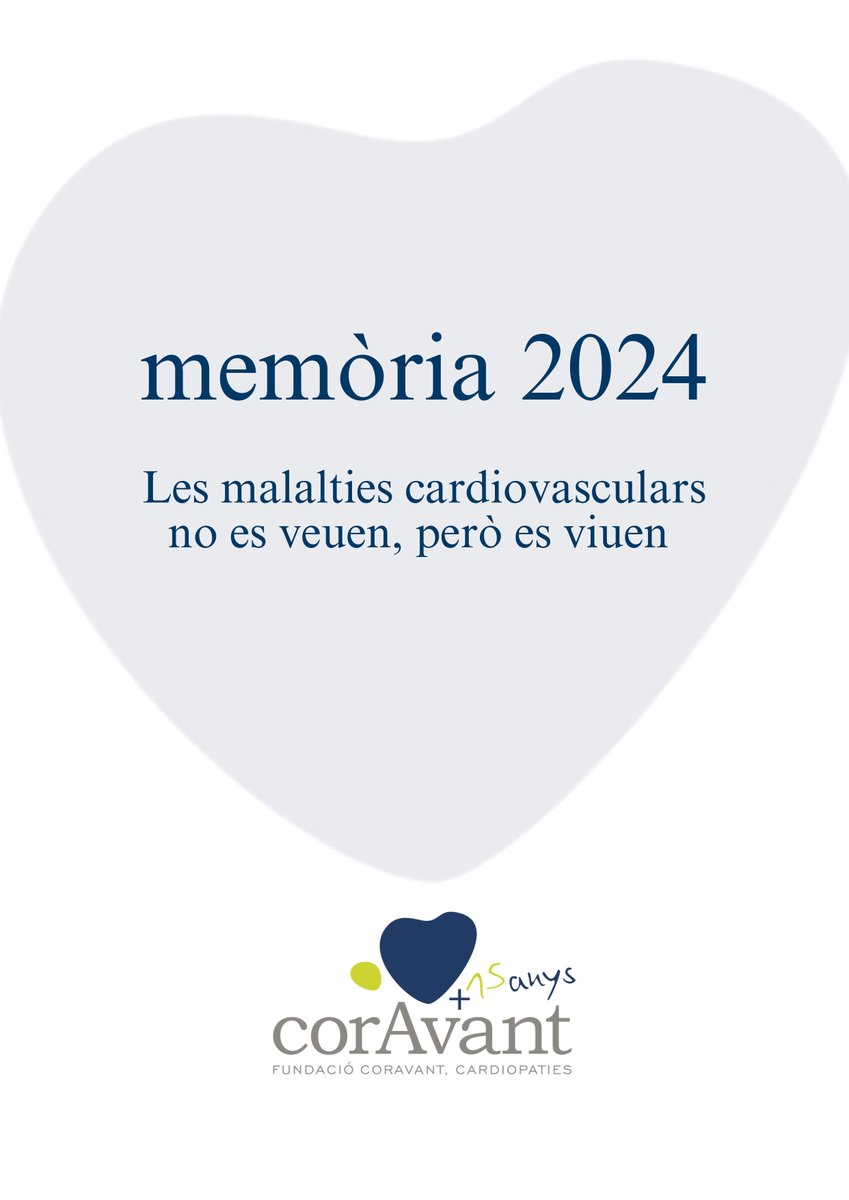 📝 Un any més, a la Fundació CorAvant fem balanç del camí recorregut i compartim amb tu la memòria 2024, un document que reflecteix la nostra tasca al costat dels joves i adults que viuen amb una #malaltiacardiovascular i de les seves famílies➡️ ⁣fundaciocoravant.org/wp-content/upl…