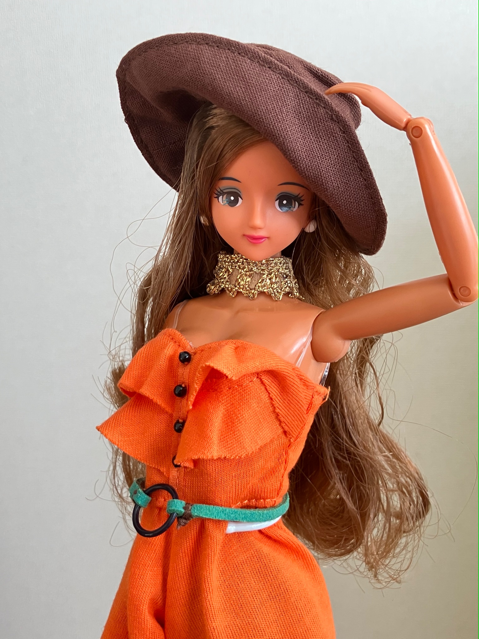 ⭐最終価格♡リボーンドール、カスタムドール 花柄ドレスの子 球体関節人形 BJD 女の子 人形 ドレス 着せ替え カスタムドール