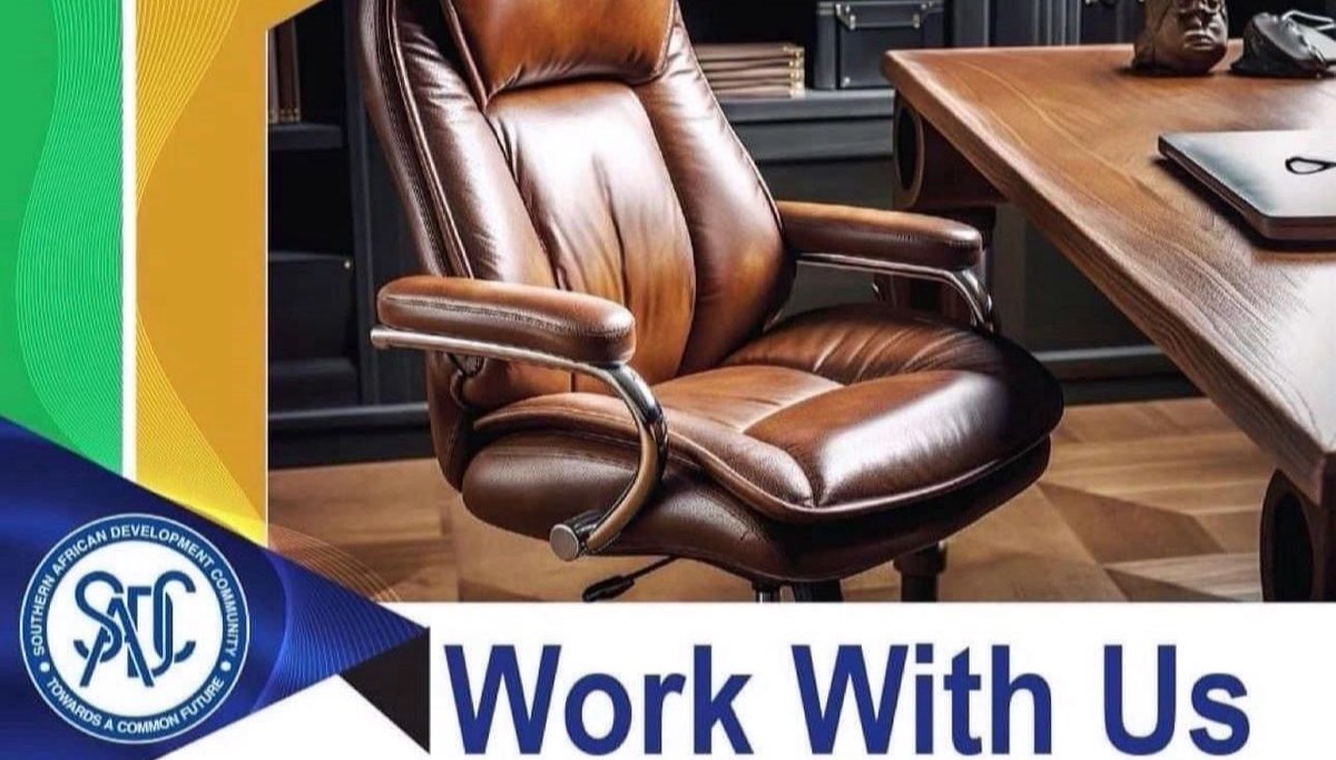 SADC_News's tweet image. SADC is hiring! 8 regional positions now open:
✅ Director Infrastructure
✅ Director Finance, Investment & Customs
✅ Director Food, Agriculture & NR
✅ Director Finance
✅ Head DRR
✅ Finance Officer (x2)
✅ Programme Officer – Gender
🔗 sadc.int/vagas/vacancy-…