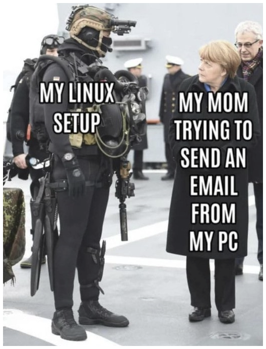 When you've just installed <a href="/dhh/">DHH</a> 's Omarchy and your mum just wants to 'quickly' send an email.