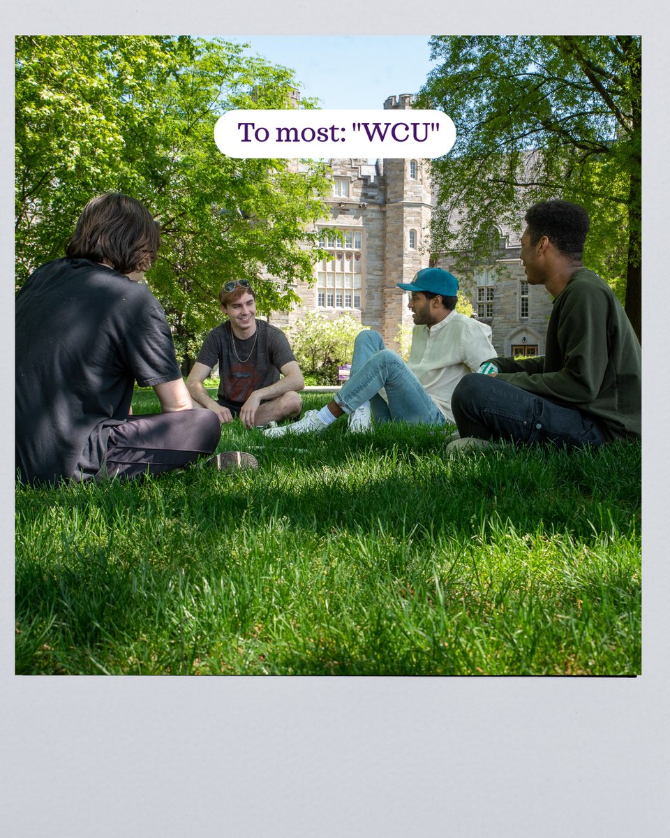 WCUofPA's tweet image. Some say WCU, some say West Chester, some just say home 💜