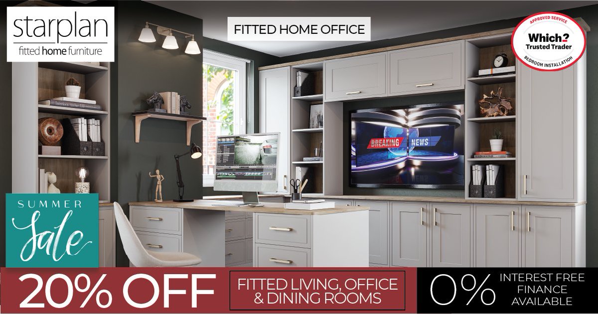 Starplan_NI's tweet image. Designed to maximise space, organisation, and make your life easier.📈

📚 Integrated shelving &amp;amp; cupboards
💡 Built-in lighting
🪑 Tailored desk spaces – hide it away when not in use

starplandirect.com/fitted-collect…

#FittedHomeOffice #HomeOfficeDesign #HomeWorkspace #OfficeOrganisation