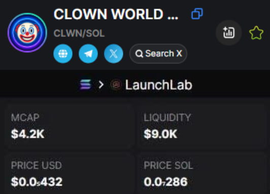 ZSzitar14217's tweet photo. 💥DONE : 31X #CLWN 📷CA:7saDQT4uZnmcF8sDiL9BdFcbaNMPpUTXixudNe4Ubonk
📷https://t.co/F9O3QdZ60H
📷 “This product is showing good signs, everyone in the group probably knows what's coming next https://t.co/mQ6N6guvtG