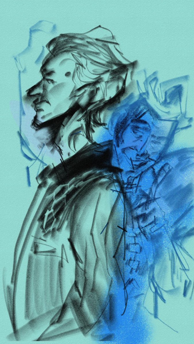 shinakazami1's tweet image. Been experimenting with brushes,, lineless era might be gone #rhysstrongfork #tftbl #handsomejack #vaughn #borderlands