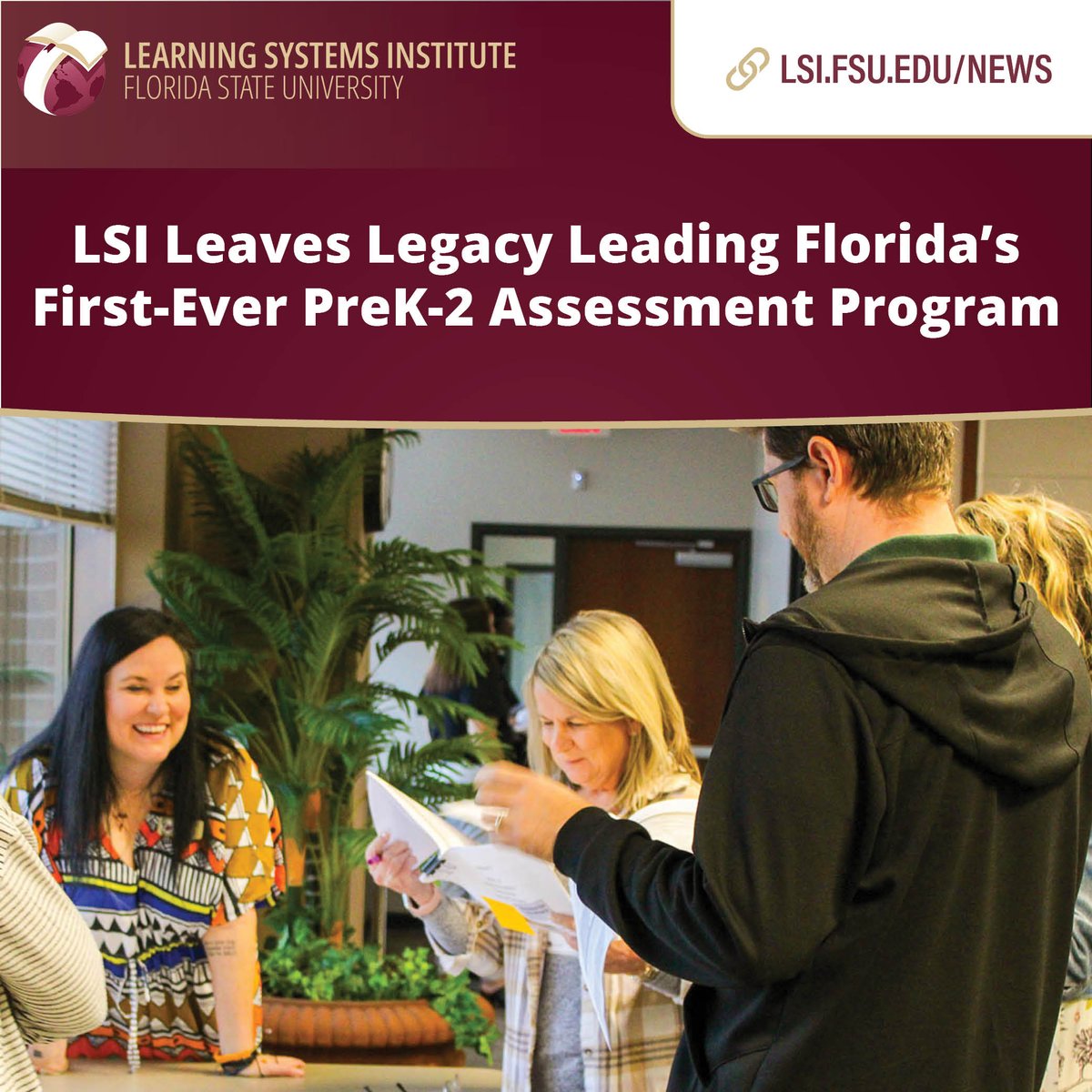 FCRStem's tweet image. "We are extremely proud to support the Florida Department of Education and the foundation we have laid for years of future success to contribute to excellence in Florida’s early learning system" - LSI Director Rabieh Razzouk. #InnovatingLearning
📰: bit.ly/405wB