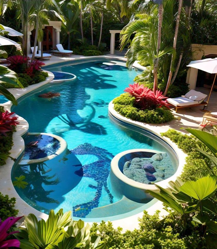 Tropical pools, lush greenery, sunshine and tranquility.
Great place for vacation
💕👍💫