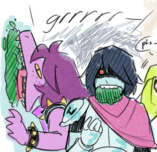 ClacyYe's tweet image. La creatures
#DELTARUNE #deltarunefanart