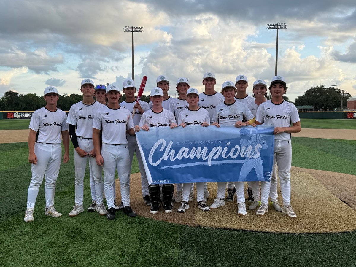 We picked up the win <a href="/2DsportsLA/">2D Sports Louisiana</a> Wood Bat WS.