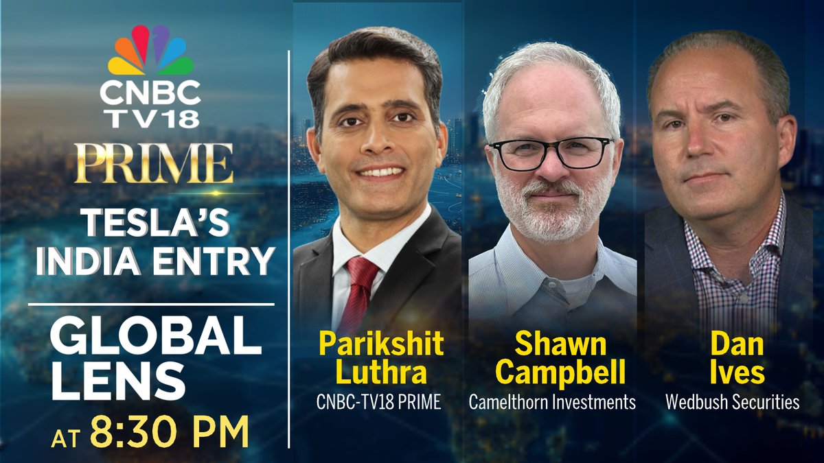 CNBC-TV18 Prime on X: GLOBAL LENS AT 8:30 PM IST | #Tesla is all set to make its official entry into India with its 1st showroom in Mumbai How important is the CNBC-TV18 Prime on X: GLOBAL LENS AT 8:30 PM IST | #Tesla is all set to make its official entry into India with its 1st showroom in Mumbai How important is the