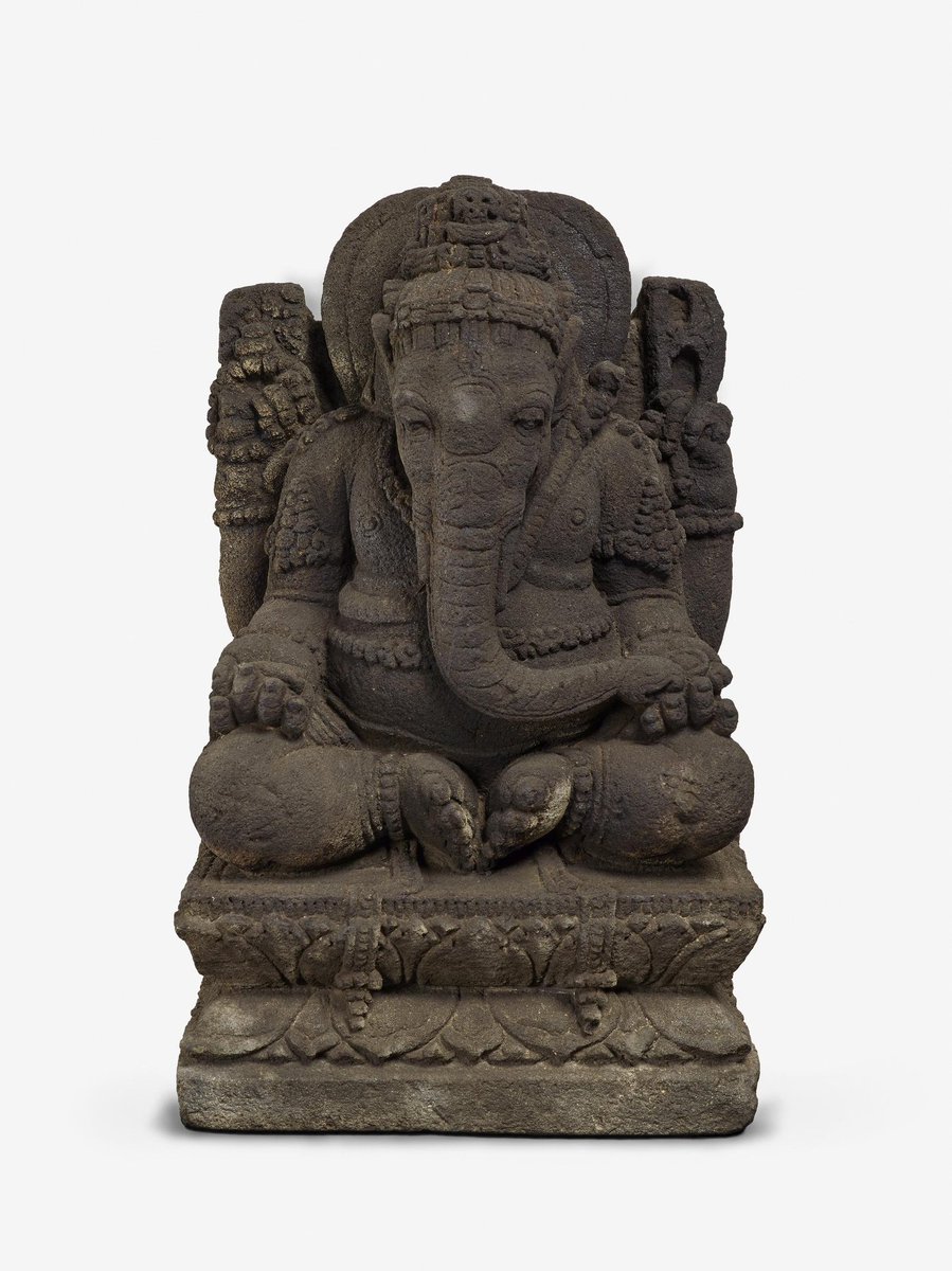 ssharadmohhan's tweet image. c11th century Volcanic Stone sculpture of #Ganesha from #Java #Indonesia now on display at the "Ancient India: Living Traditions" ongoing exhibition (22nd May-19th October 2025) at @britishmuseum
Supported by @ril_foundation @RIL_Updates
#TheGoldenRoad