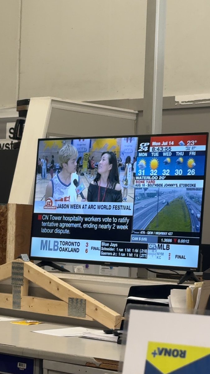 Polito387's tweet photo. Jason really on the Toronto news channel 😭🙏🏻 https://t.co/xobBt6LCWp