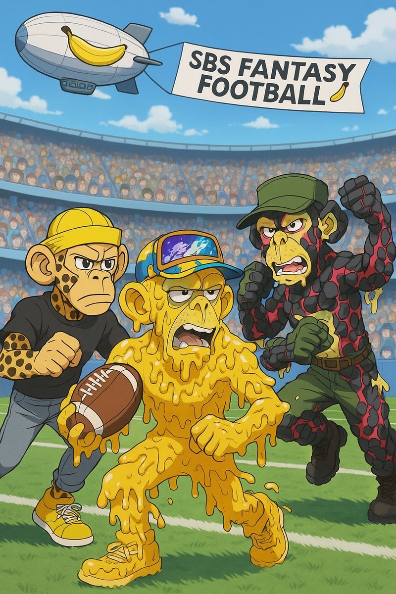 RisBriaNFT's tweet image. Crypto x Fantasy Football
Both exploding exponentially, the perfect marriage.
@SBSFantasy
