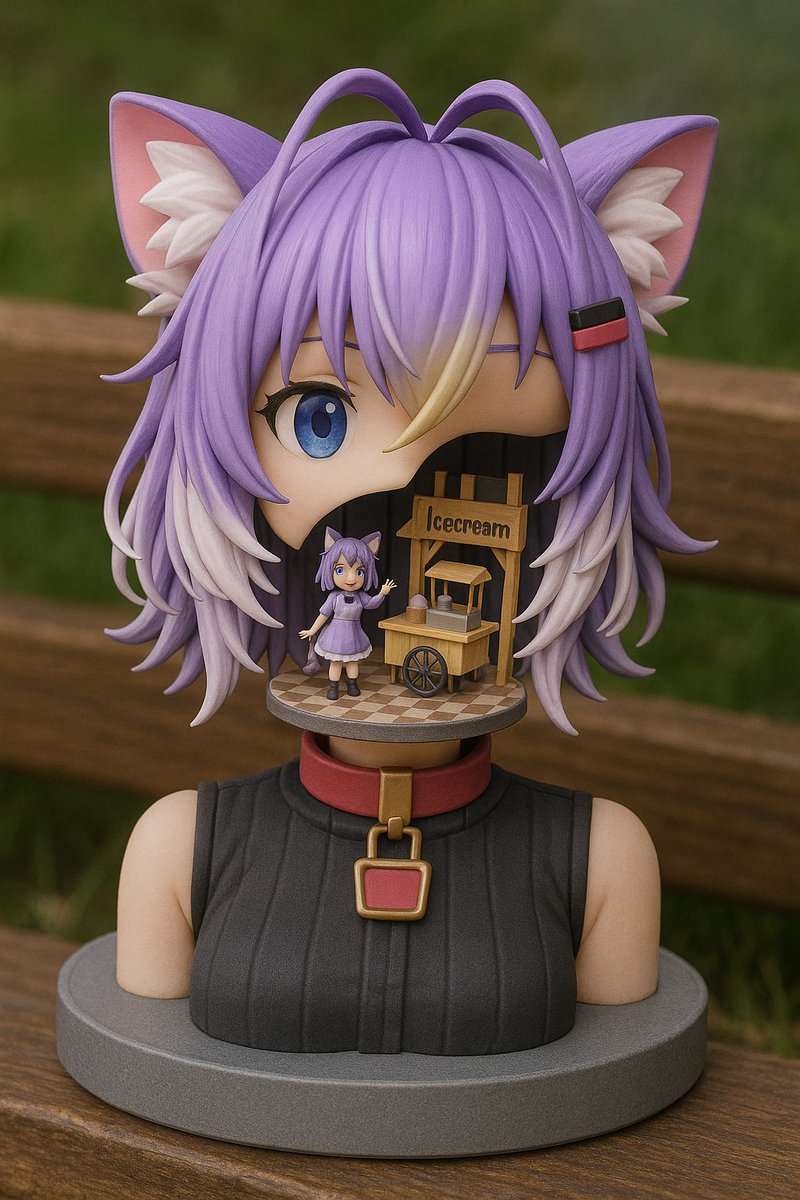Ethan_for_vr's tweet image. ちょっと待てぇぇぇぇええぇぇぃぃいい‼️
GPT君にフィギュアにしてと難題出したら、おしいところまでいったんだけど...画作崩壊しちょるぞ!!!!!
#VRC #VRChat