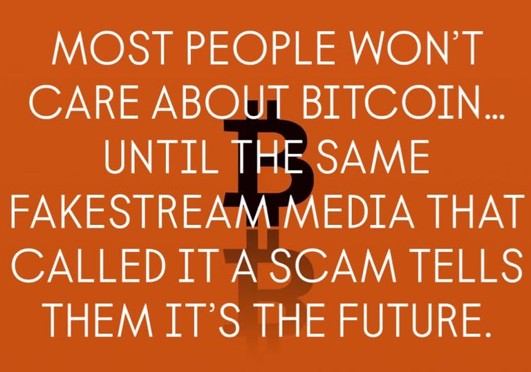 Reality: Most won't wake up at $200k, or even $1M! 

⇒ They have seen BTC rise from $1k to $10k to $100k+ and never took it seriously. Why would that all of a sudden change with $120k? It won't!

The harsh reality is that people only get Bitcoin, once their environment starts to