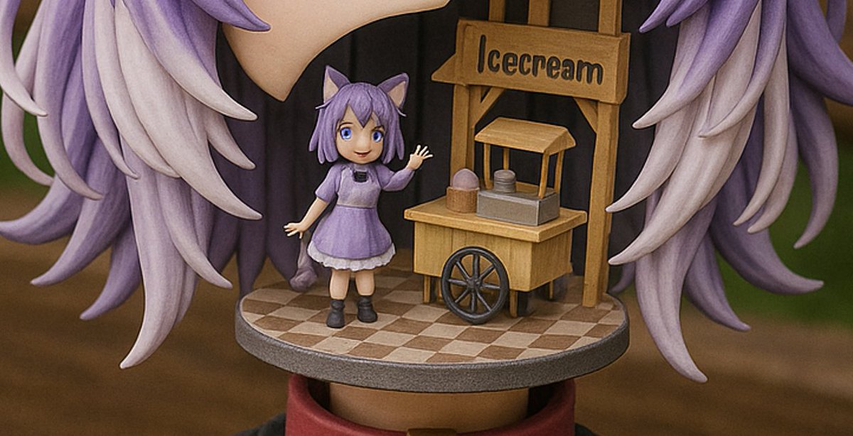 Ethan_for_vr's tweet image. ちょっと待てぇぇぇぇええぇぇぃぃいい‼️
GPT君にフィギュアにしてと難題出したら、おしいところまでいったんだけど...画作崩壊しちょるぞ!!!!!
#VRC #VRChat