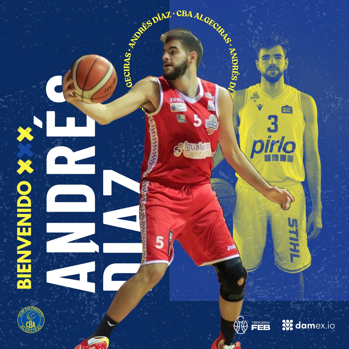 ✅ | El ala-pívot Andrés Díaz se incorpora a <a href="/CB_Algeciras/">Club Baloncesto Algeciras 'CBA'</a>.

👉 El sevillano, de 29 años de edad, llega de la ULB donde promedió 9,1 puntos con un 50% en tiros de dos y 5,5 rebotes en 24 partidos.

👉 Díaz puede actuar de 4 con un gran potencial en el juego interior.

#Díaz2026.
