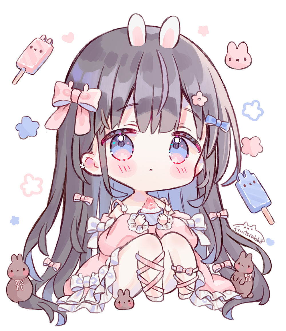 fruitsrabbit's tweet image. かき氷🐰🍧