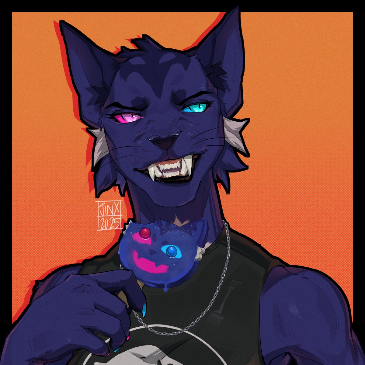revenge for @/TheKikoKat on artfight !
i had so much fun working on this !!

#artfight #artfight2025 #art #drawing #furry