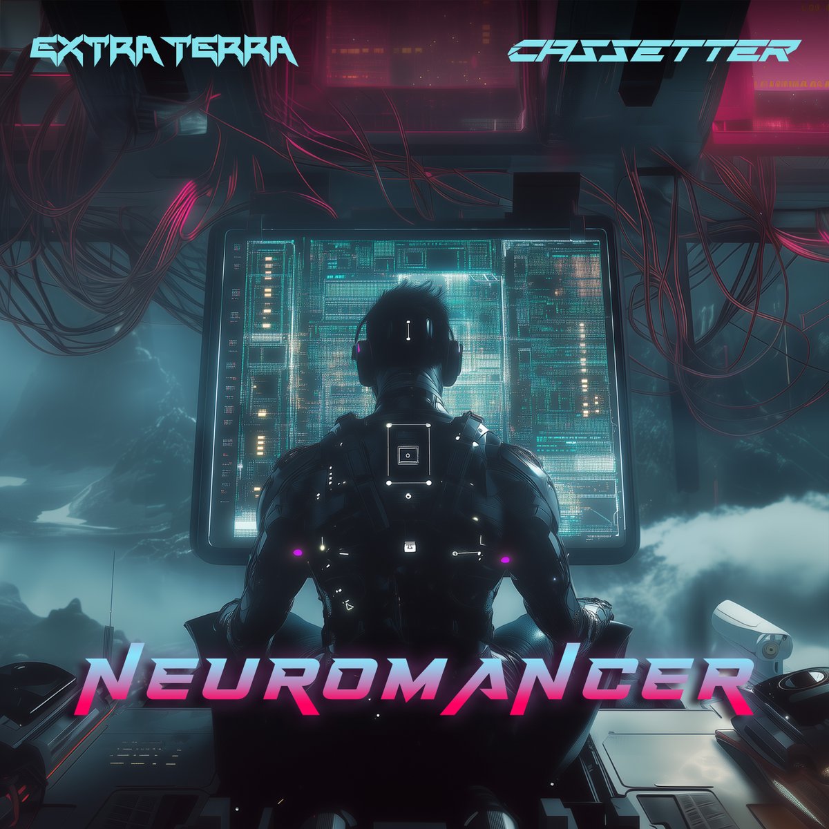Neuromancer w/<a href="/Cassetter1/">Cassetter</a> drops this Friday, July 18th, on my birthday 🧠⚡️

PRE-SAVE: hypeddit.com/extraterracass…