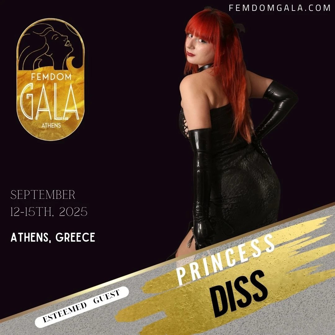 Some women rule. Some simply are power.
#FemDomGala 2025 is honored to host @Princess_Diss among an elite gathering of FemDom excellence.
An experience like no other.This is more than just an event. Is a movement
Secure your spot!
FemDomGala.com