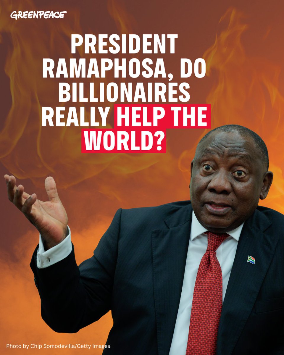 Greenpeaceafric's tweet image. 🧵Two G20 Finance Ministers meetings later, and still no real outcome. Global pressure is mounting on the South African G20 presidency and Ramaphosa.
(1/3)