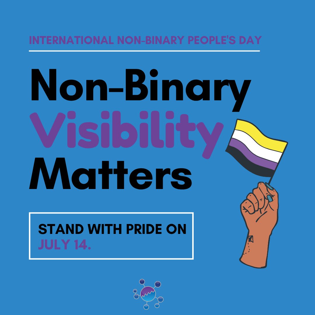 hasoptimization's tweet image. Non-binary Visibility Matters!
Happy International Non-Binary People's Day! 💛🤍💜🖤
#NonBinaryVisibility #lgbtqowned