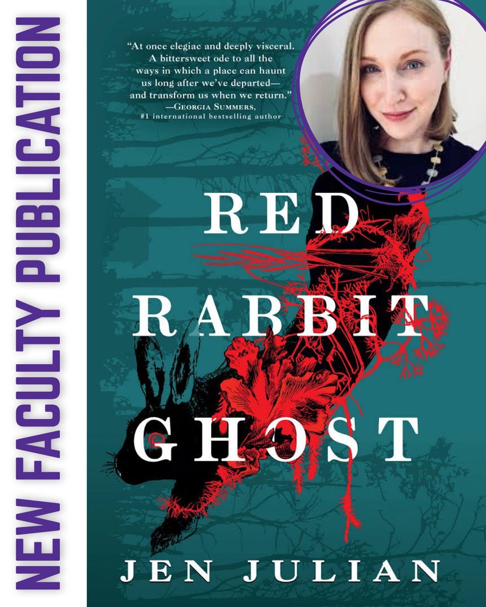 Dr. Jen Julian, Associate Professor of Creative Writing at YHC, is debuting her first horror novel, Red Rabbit Ghost, in July 2025. Swing by the Narrative Bookstore in Murphy, NC, for a reading and Q&amp;A session with Jen on July 23, 2025, at 5:45 p.m. Copies can be purchased at