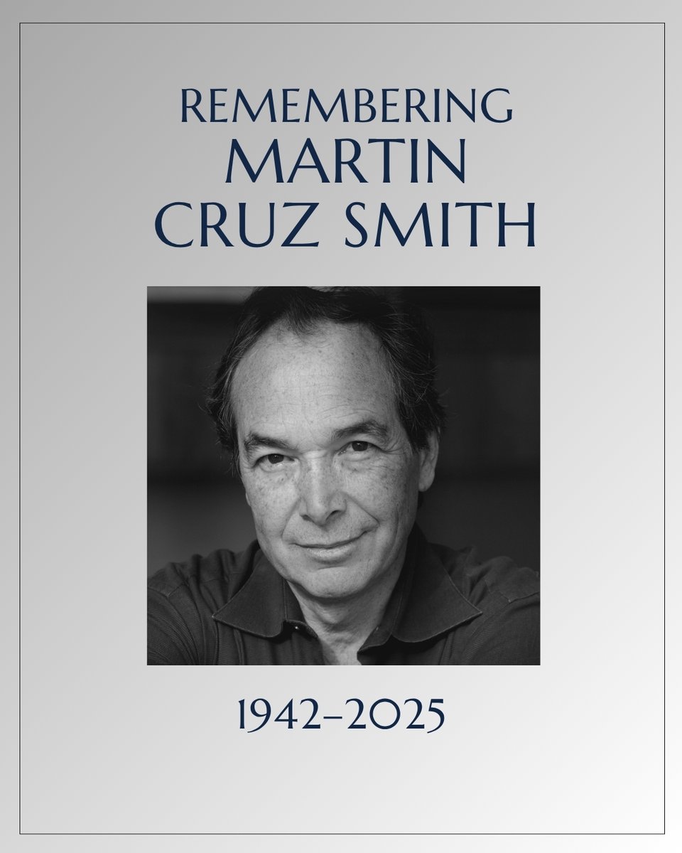 SimonBooks's tweet image. We at Simon & Schuster are saddened by the death of Martin Cruz Smith, who passed away peacefully on Friday, July 11, surrounded by those he loved. We offer our condolences to his family and to his many loyal readers who have enjoyed his work over the last half-century. Smith was…