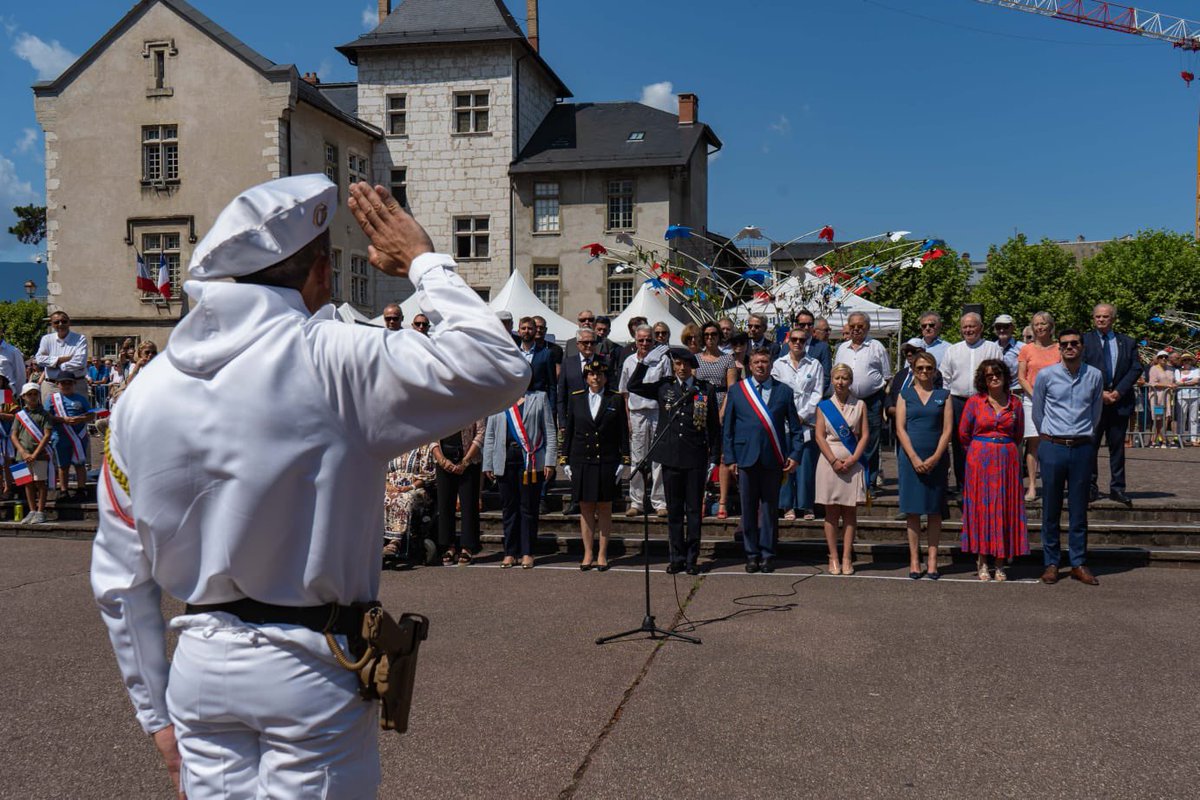 13eBCA's tweet image. 🇫🇷 Le 13e BCA a célébré le #14Juillet à Chambéry et à Aix-les-Bains, au cœur de son territoire savoyard.
🎖️ Remises de décorations, hommage aux anciens, aux engagés d’aujourd’hui et de demain, suivi d’un défilé.
Bonne fête nationale !
#SoldatsDeFrance 
@armeedeterre @27bim