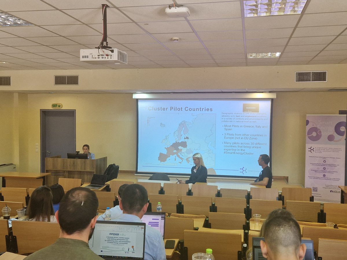 Energate_eu's tweet image. 🌟 ENERGATE co-organized the 5th AI & Data Workshop at #IISA2025!
We presented a paper with DSS for selecting financing tools for energy efficiency in Greece & joined the #SmartEnergyCluster session with 5 amazing EU projects.
Thanks to all the speakers!
#EnergyTransition